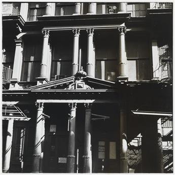 WALKER EVANS (1903-1975) Group of 4 photographs of cast iron façades in New York City.